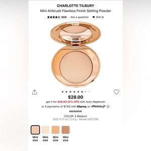Charlotte Tilbury Mini Setting powder